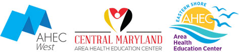 AHEC West, Central Maryland Area Health Education Center, Area Health Education Center partners logo